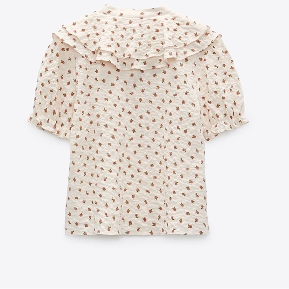 Zara Ruffled Rustic Shirt - Picture 5 of 6